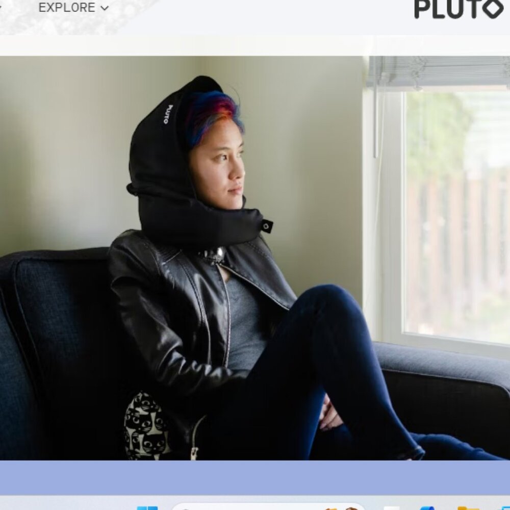 Unopened Pluto Pod Travel PIllow